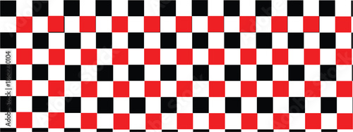 Retro diner seamless red and white checkered tablecloth pattern for vintage cafe and kitchen design.checkered seamless pattern. Endless background. stripe speed texture,repeating,Racing flag
