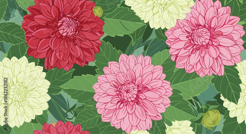 Three-tiered birthday cake with colorful blue and yellow frosting and three lit candles on a light blue background.