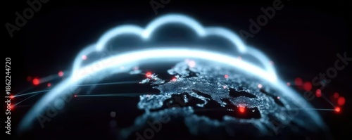 Cloud computing spheres circulate datum in storage supporting limitless upload and download technology