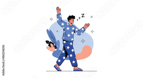 Happy brown dog wearing a white shower cap enjoys a relaxing bubble bath in a blue tub with plenty of soap suds.