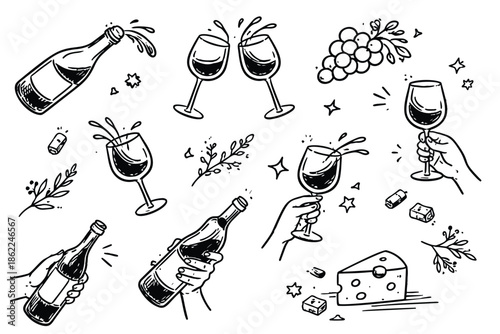 Celebrate with wine and cheese in a festive setting