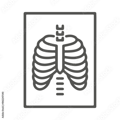 General Medical & Healthcare Line Art Icons Set.
