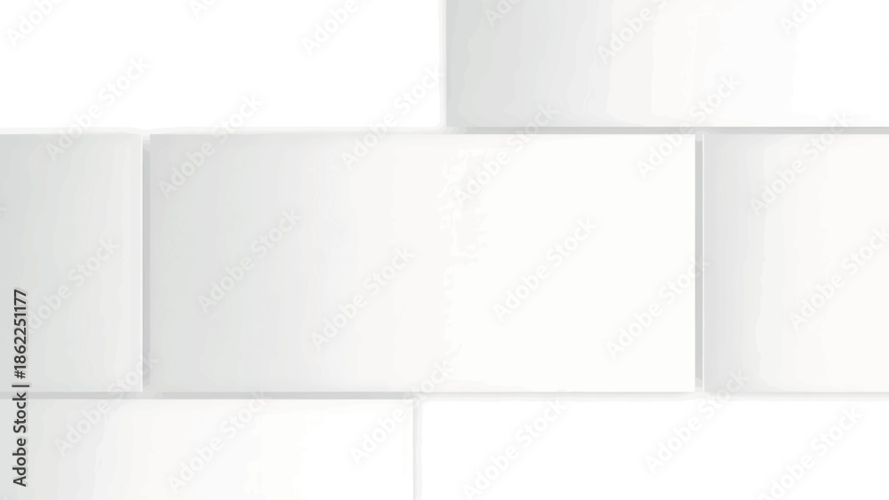 custom made wallpaper toronto digitalA modern abstract composition with overlapping white rectangles and shadows, creating a sense of depth and geometric interest on a bright background