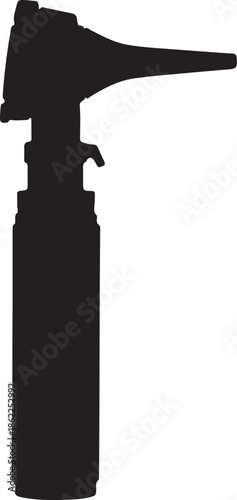 Fire extinguisher silhouette isolated