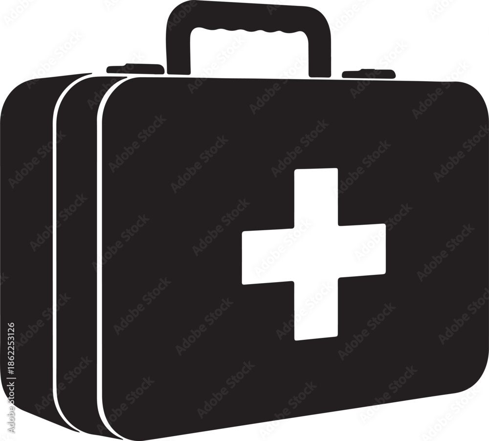 Obraz premium First aid kit for emergency