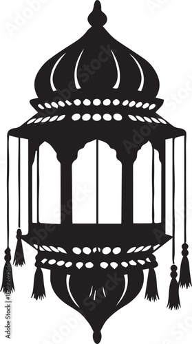 Intricate hanging lantern
