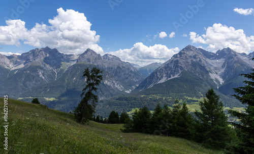 Hiking around Scuol, Swiss Alps