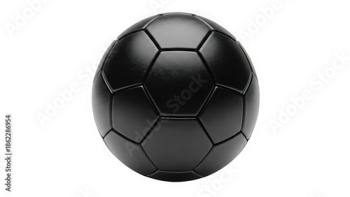Black soccer ball