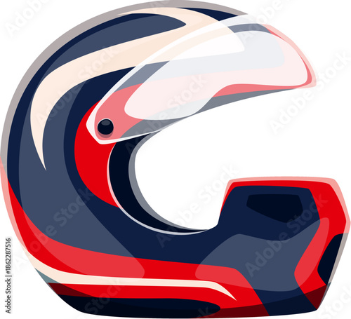 Car racing font cartoon driver helmet letter G. Car road racing typeset letter, rally cartoon font vector symbol. Automobile motorsport typeface sign or auto race kids ABC type element
