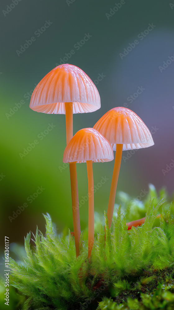 Fototapeta premium AI generator images of Fungi are important decomposers, helping to break down organic matter and cycle nutrients back into the ecosystem.