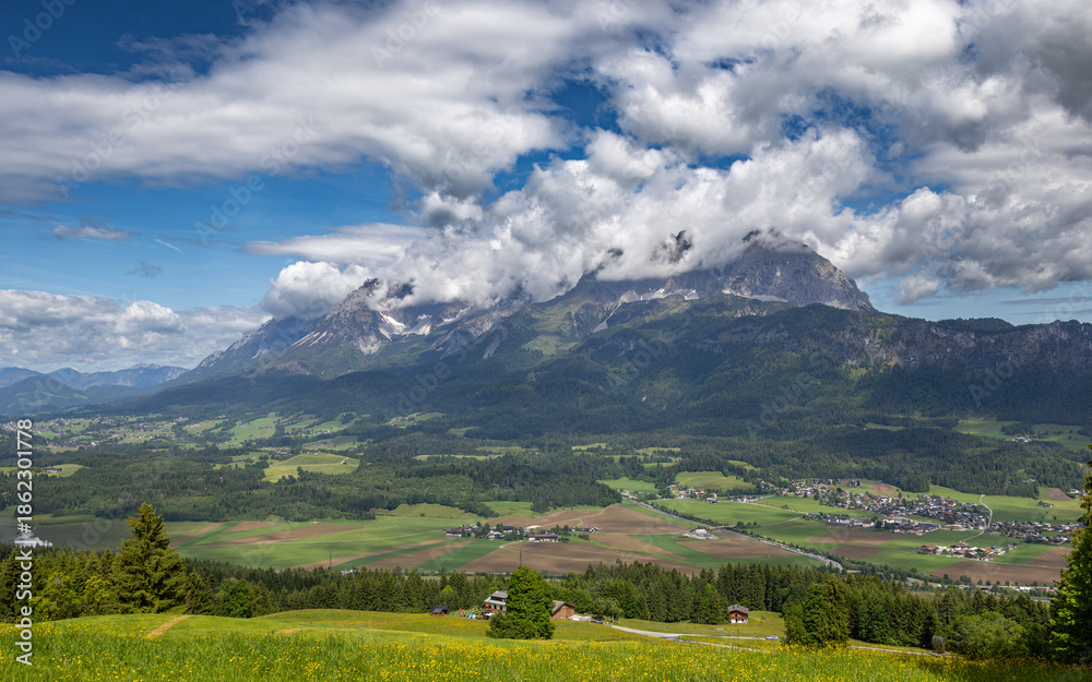 Fototapeta premium Hiking around Kitzbühel, Austrian Alps