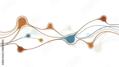 Human Connection: Minimal Abstract Wave with Nodes and Lines