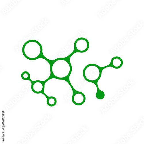 Abstract DNA Molecule structure vector .
