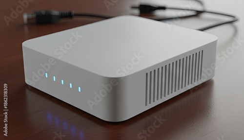 Wireless router - modern 5G and wifi multi-band full spectrum home internet modem and router