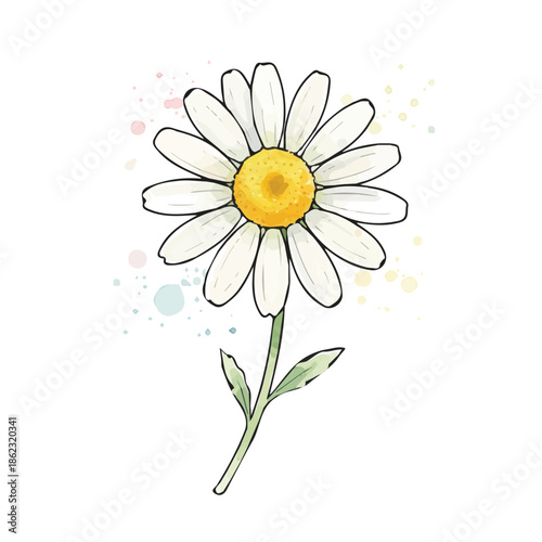 color water Flower icon vector design