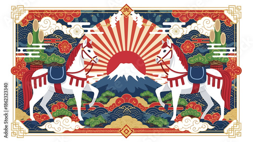 Japanese Cultural Illustration