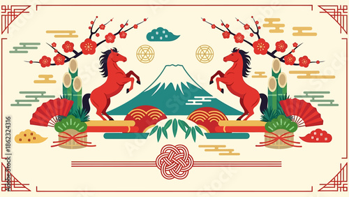 A Vibrant Graphic Illustration