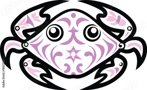 oscar fish icon Black silhouette vector illustration on transparent background