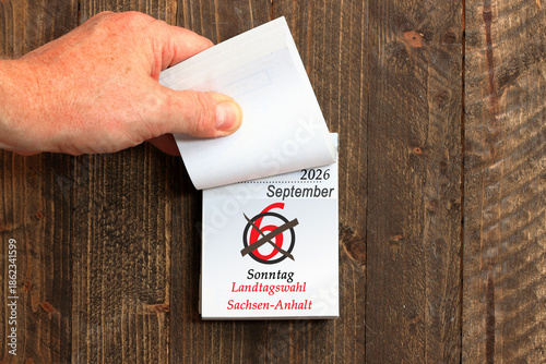 Landtagswahl in Sachsen-Anhalt 6ter September 2026