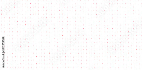A white background with small red dots arranged in a grid pattern