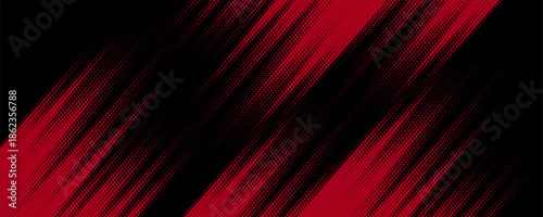 Halftone dots red and blue color pattern gradient grunge texture background. Dot pop art comic sport style vector illustration. modern background