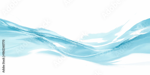 Abstract blue water wave design featuring a clean digital flow of light lines and ocean motion on a vector backdrop pattern for a modern sea art wallpaper concept