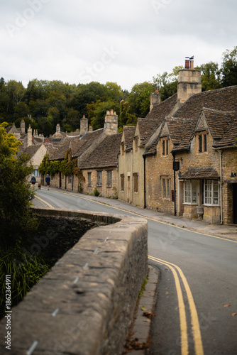Arlington Row stone cottages in Bibury, Cotswolds