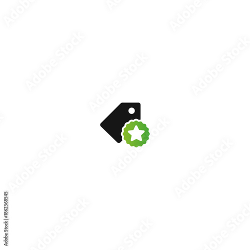 Dealer discount logo icon flat vector design
