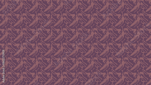 Abstract Geometric Pattern Background in Deep Plum and Mauve Tones