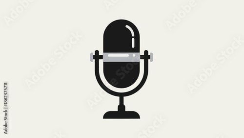 Retro Microphone Icon