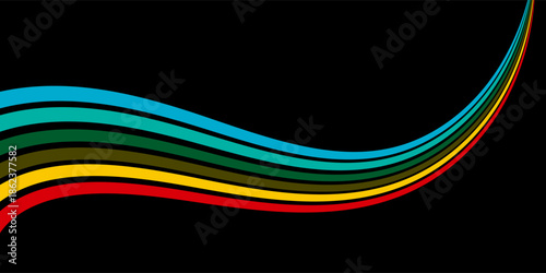 Colorful abstract vector lattice illustration - Vector abstract  design template illustration