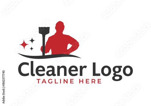 Minimal Cleaning Service Logo | Modern Housekeeping & Janitorial Brand Icon