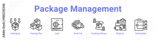 -Package Management Icon Banner and Collection