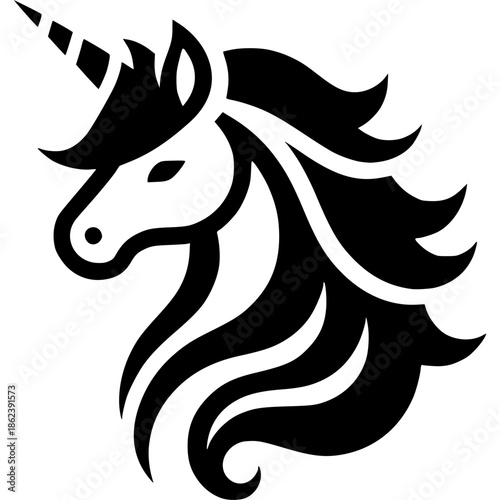 Unicorn Icon Vector