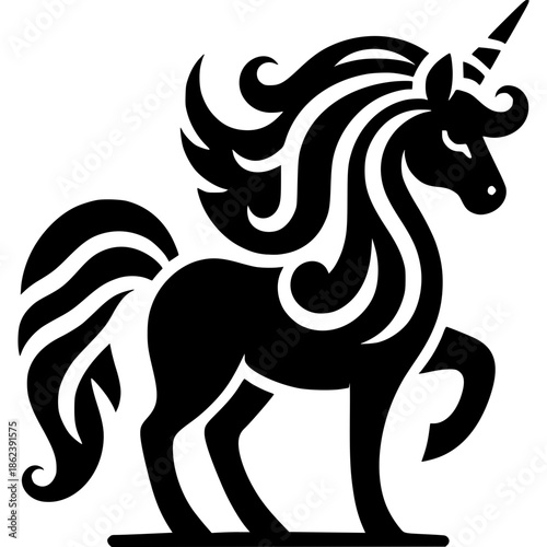 Unicorn Icon Vector
