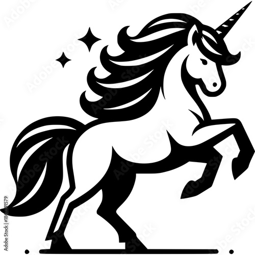 Unicorn Icon Vector