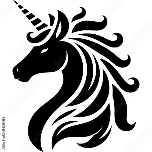 Unicorn Icon Vector