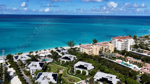Fotografi Grace Bay At Turks And Caicos In Overseas Territory United Kingdom