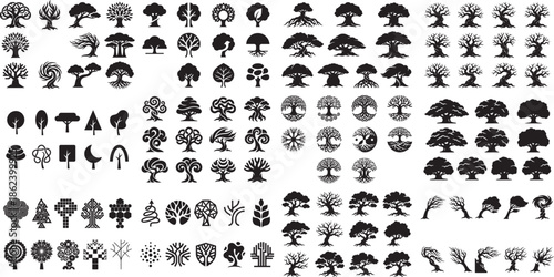 200+ Tree Logo Collection – Tree Silhouettes, Nature & Abstract Tree