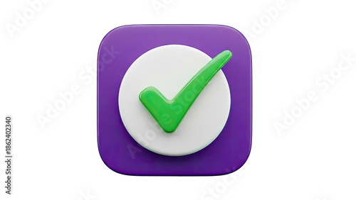 3D Checkmark Icon