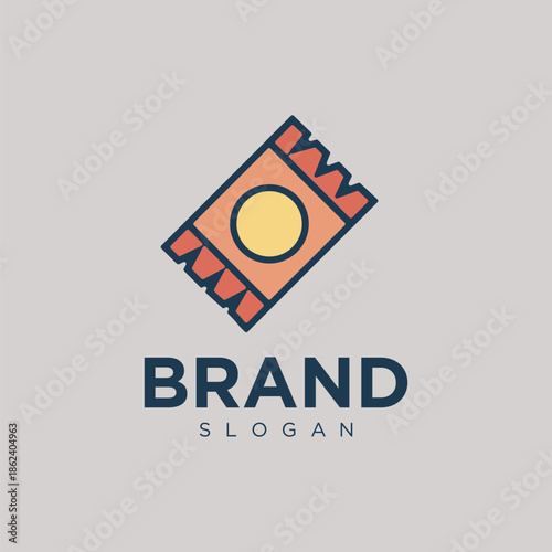 Candy Wrapper Logo Design For Sweet Treats