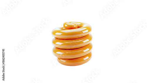 Orange Spiral Object