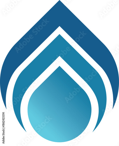 Water Drop Logo Design Template, Vector Illustration, Illustration Design