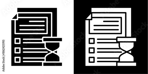 Backlog  Icon Set White Style Collection