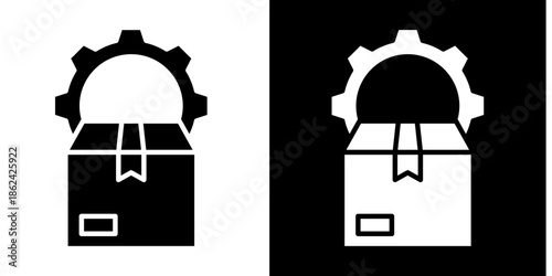 Product  Icon Set White Style Collection