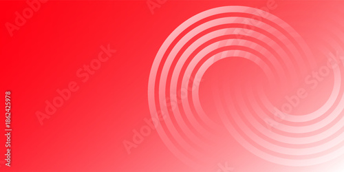 red and white circles abstract background