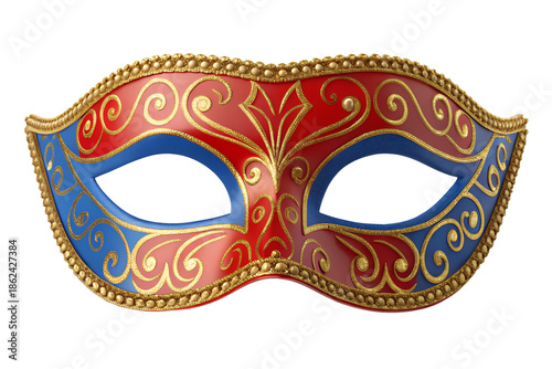 Opera carnival masquerade mask isolated on transparent background 