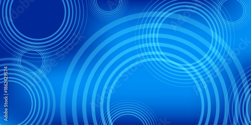 Futuristic technology background featuring vibrant overlapping circular line patterns and soft light gradients for modern digital software interfaces.