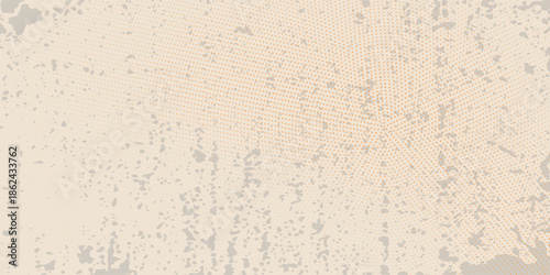 Top Kraft Old Paper Blank. PictureBeige History Parchment. Beige Tan Backdrop. Cream Craft Parchment. Peach Grunge Vector Texture. Gray Worn Background. Art