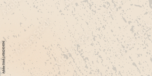 Top Kraft Old Paper Blank. PictureBeige History Parchment. Beige Tan Backdrop. Cream Craft Parchment. Peach Grunge Vector Texture. Gray Worn Background. Art